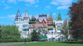 Izmailovskiy Kremlin in Moscow on a sunny day